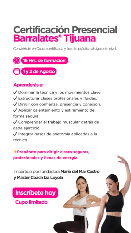 Certificación Barralates – Tijuana 2026