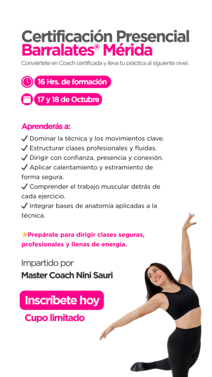 Certificación Barralates – Mérida 2026